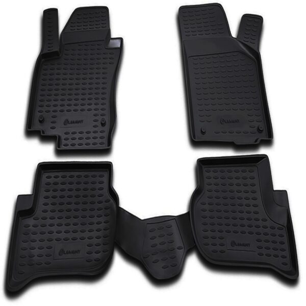 Novline ΜΑΡΚΕ ΠΑΤΑΚΙΑ ΣΕ ΣΚΑΦΗ TPE ΛΑΣΤΙΧΟ ΓΙΑ VW GOLF PLUS 02/2005-2014  ΣΕ ΜΑΥΡΟ ΧΡΩΜΑ NOVLINE - 4 ΤΕΜ.