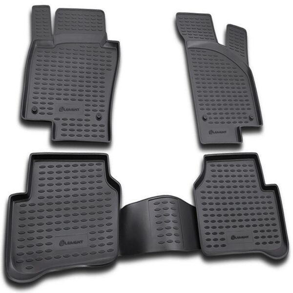 Novline ΜΑΡΚΕ ΠΑΤΑΚΙΑ ΣΕ ΣΚΑΦΗ TPE ΛΑΣΤΙΧΟ ΓΙΑ VW PASSAT CC 06/2008-2015  ΣΕ ΜΑΥΡΟ ΧΡΩΜΑ NOVLINE - 4 ΤΕΜ.