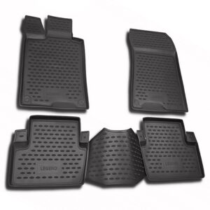 Novline ΜΑΡΚΕ ΠΑΤΑΚΙΑ ΣΕ ΣΚΑΦΗ TPE ΛΑΣΤΙΧΟ ΓΙΑ ALFA ROMEO 147 12/2000-2008  ΣΕ ΑΝΘΡΑΚΙ ΣΚΟΥΡΟ ΓΚΡΙ ΧΡΩΜΑ NOVLINE - 4 ΤΕΜ.