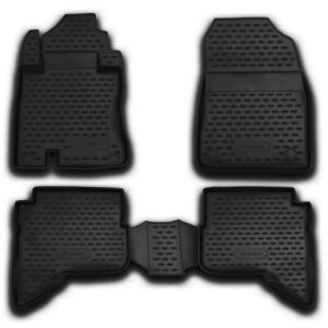 Novline ΜΑΡΚΕ ΠΑΤΑΚΙΑ ΣΕ ΣΚΑΦΗ TPE ΛΑΣΤΙΧΟ ΓΙΑ DAIHATSU TERIOS 5D 2006-2013  ΣΕ ΜΑΥΡΟ ΧΡΩΜΑ NOVLINE - 4 ΤΕΜ.