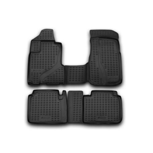 Novline ΜΑΡΚΕ ΠΑΤΑΚΙΑ ΣΕ ΣΚΑΦΗ TPE ΛΑΣΤΙΧΟ ΓΙΑ HONDA CR-V 2002-2006  ΣΕ ΜΑΥΡΟ ΧΡΩΜΑ NOVLINE – 4 ΤΕΜ.