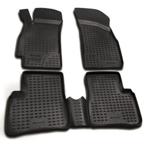 Novline ΜΑΡΚΕ ΠΑΤΑΚΙΑ ΣΕ ΣΚΑΦΗ TPE ΛΑΣΤΙΧΟ ΓΙΑ HYUNDAI ACCENT 5D 2000-2005  ΣΕ ΜΑΥΡΟ ΧΡΩΜΑ NOVLINE - 4 ΤΕΜ.