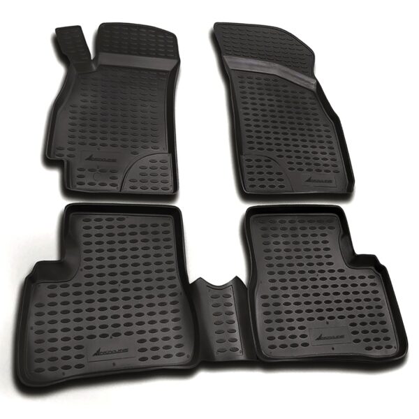 Novline ΜΑΡΚΕ ΠΑΤΑΚΙΑ ΣΕ ΣΚΑΦΗ TPE ΛΑΣΤΙΧΟ ΓΙΑ HYUNDAI ACCENT 5D 2000-2005  ΣΕ ΜΑΥΡΟ ΧΡΩΜΑ NOVLINE - 4 ΤΕΜ.