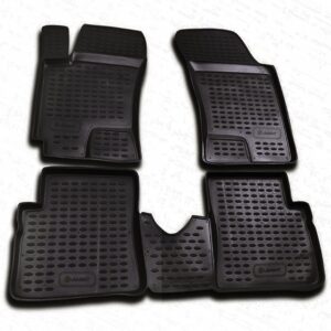 Novline ΜΑΡΚΕ ΠΑΤΑΚΙΑ ΣΕ ΣΚΑΦΗ TPE ΛΑΣΤΙΧΟ ΓΙΑ HYUNDAI GETZ 5D 2002-2008  ΣΕ ΜΑΥΡΟ ΧΡΩΜΑ NOVLINE - 4 ΤΕΜ.