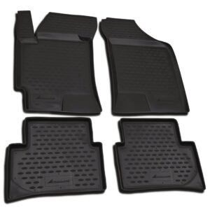 Novline ΜΑΡΚΕ ΠΑΤΑΚΙΑ ΣΕ ΣΚΑΦΗ TPE ΛΑΣΤΙΧΟ ΓΙΑ HYUNDAI COUPE 2001-2009  ΣΕ ΜΑΥΡΟ ΧΡΩΜΑ NOVLINE - 4 ΤΕΜ.