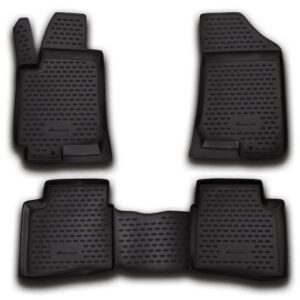 Novline ΜΑΡΚΕ ΠΑΤΑΚΙΑ ΣΕ ΣΚΑΦΗ TPE ΛΑΣΤΙΧΟ ΓΙΑ KIA PRO CEED 3D 2008-2012  ΣΕ ΜΑΥΡΟ ΧΡΩΜΑ NOVLINE - 4 ΤΕΜ.