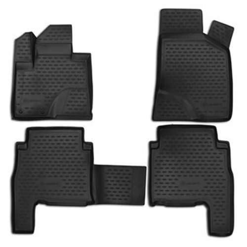 Novline ΜΑΡΚΕ ΠΑΤΑΚΙΑ ΣΕ ΣΚΑΦΗ TPE ΛΑΣΤΙΧΟ ΓΙΑ HYUNDAI SANTA FE 5D 2007-2012  ΣΕ ΜΑΥΡΟ ΧΡΩΜΑ NOVLINE – 4 ΤΕΜ.