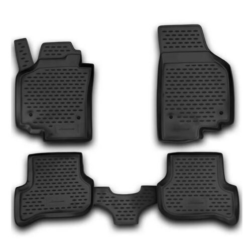Novline ΜΑΡΚΕ ΠΑΤΑΚΙΑ ΣΕ ΣΚΑΦΗ TPE ΛΑΣΤΙΧΟ ΓΙΑ SEAT ALTEA 04/2004+   ΣΕ ΜΑΥΡΟ ΧΡΩΜΑ NOVLINE – 4 ΤΕΜ.
