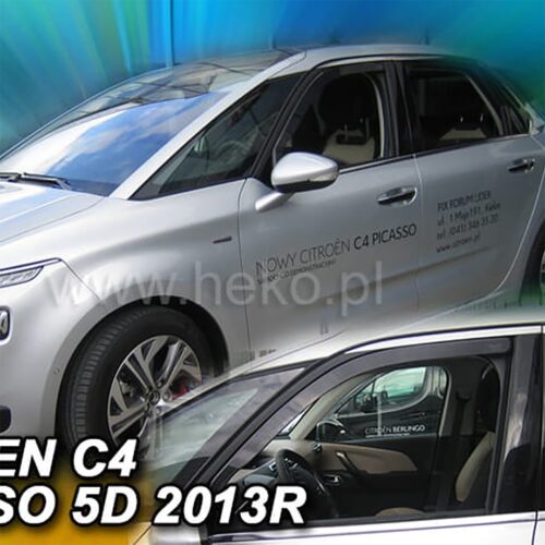 Heko ΑΝΕΜΟΘΡΑΥΣΤΕΣ ΓΙΑ CITROEN C4 PICASSO / GRAND MK2 5D 2013-2020 ΖΕΥΓΑΡΙ ΑΠΟ ΕΥΚΑΜΠΤΟ ΦΙΜΕ ΠΛΑΣΤΙΚΟ HEKO – 2 ΤΕΜ.