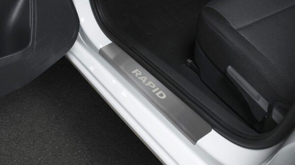 Rival SKODA RAPID 2014+ ΜΑΡΣΠΙΕ ΕΣΩΤΕΡΙΚΑ ΧΡΩΜΙΟ ΑΥΤΟΚΟΛΛΗΤΑ 4ΤΕΜ. - Image 2