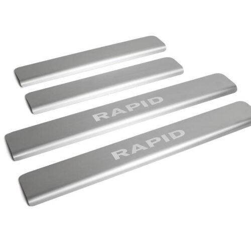Rival SKODA RAPID 2014+ ΜΑΡΣΠΙΕ ΕΣΩΤΕΡΙΚΑ ΧΡΩΜΙΟ ΑΥΤΟΚΟΛΛΗΤΑ 4ΤΕΜ.