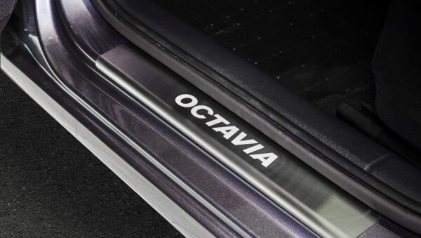 Rival SKODA OCTAVIA A7 2013+ ΜΑΡΣΠΙΕ ΕΣΩΤΕΡΙΚΑ ΧΡΩΜΙΟ ΑΥΤΟΚΟΛΛΗΤΑ 4ΤΕΜ. - Image 2