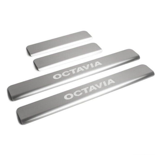 Rival SKODA OCTAVIA A7 2013+ ΜΑΡΣΠΙΕ ΕΣΩΤΕΡΙΚΑ ΧΡΩΜΙΟ ΑΥΤΟΚΟΛΛΗΤΑ 4ΤΕΜ.