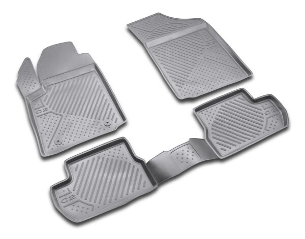 Novline ΜΑΡΚΕ ΠΑΤΑΚΙΑ ΣΕ ΣΚΑΦΗ TPE ΛΑΣΤΙΧΟ ΓΙΑ CHEVROLET C2 10/03-12/10  NOVLINE (ΓΚΡΙ) - 4 ΤΕΜ.