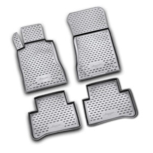 Novline ΜΑΡΚΕ ΠΑΤΑΚΙΑ ΣΕ ΣΚΑΦΗ TPE ΛΑΣΤΙΧΟ ΓΙΑ MERCEDES CLS 10/2004-11/2010  ΣΕ ΑΝΘΡΑΚΙ ΣΚΟΥΡΟ ΓΚΡΙ ΧΡΩΜΑ NOVLINE - 4 ΤΕΜ.