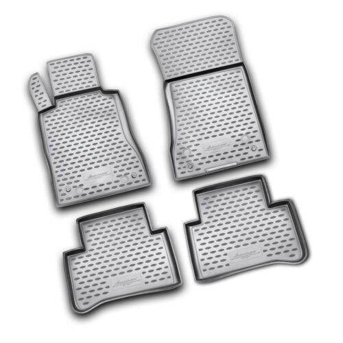 Novline ΜΑΡΚΕ ΠΑΤΑΚΙΑ ΣΕ ΣΚΑΦΗ TPE ΛΑΣΤΙΧΟ ΓΙΑ MERCEDES CLS 10/2004-11/2010  ΣΕ ΑΝΘΡΑΚΙ ΣΚΟΥΡΟ ΓΚΡΙ ΧΡΩΜΑ NOVLINE – 4 ΤΕΜ.