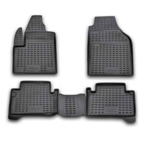 Novline ΜΑΡΚΕ ΠΑΤΑΚΙΑ ΣΕ ΣΚΑΦΗ TPE ΛΑΣΤΙΧΟ ΓΙΑ FORD TRANSIT CONNECT 06/2002-2014  ΣΕ ΑΝΘΡΑΚΙ ΣΚΟΥΡΟ ΓΚΡΙ ΧΡΩΜΑ NOVLINE - 4 ΤΕΜ.