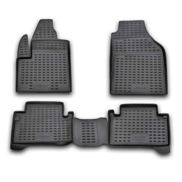 Novline ΜΑΡΚΕ ΠΑΤΑΚΙΑ ΣΕ ΣΚΑΦΗ TPE ΛΑΣΤΙΧΟ ΓΙΑ FORD TRANSIT CONNECT 06/2002-2014  ΣΕ ΑΝΘΡΑΚΙ ΣΚΟΥΡΟ ΓΚΡΙ ΧΡΩΜΑ NOVLINE - 4 ΤΕΜ.