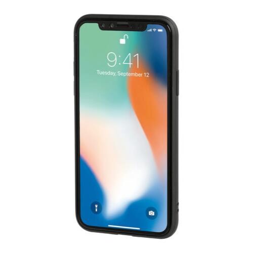 Lampa APPLE iPHONE X ΘΗΚΗ ΚΙΝΗΤΟΥ DUO POCKET ΜΑΥΡΟ-ΚΟΚΚΙΝΟ ΜΑΓΝΗΤΙΚΗ SILVER LINE