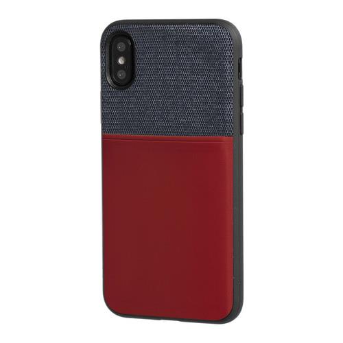 Lampa APPLE iPHONE X ΘΗΚΗ ΚΙΝΗΤΟΥ DUO POCKET ΜΠΛΕ-ΜΠΟΡΝΤΩ ΜΑΓΝΗΤΙΚΗ SILVER LINE