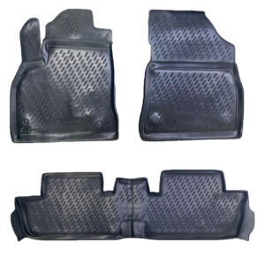 Novline ΜΑΡΚΕ ΠΑΤΑΚΙΑ ΣΕ ΣΚΑΦΗ TPE ΛΑΣΤΙΧΟ ΓΙΑ PEUGEOT 3008 05/2009-2016  ΣΕ ΜΑΥΡΟ ΧΡΩΜΑ NOVLINE - 3 ΤΕΜ.