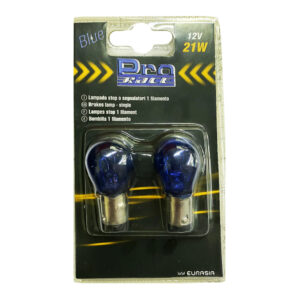 Protype P21W 12V 21W BA15s ΜΟΝΟΠΟΛΙΚΟ ΜΠΛΕ BLUE DYED-GLASS 2ΤΕΜ. BLISTER