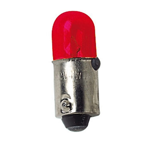 Lampa ΛΑΜΠΑΚΙΑ ΜΙΝΙΟΝ 12V T4W BA9s ΚΟΚΚΙΝΑ