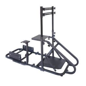 Simoni Racing ΒΑΣΗ ΓΙΑ ΠΡΟΣΟΜΟΙΩΤΗ ΟΔΗΓΗΣΗΣ/ ΠΑΙΧΝΙΔΙΑ SIM STATION 6 ΜΑΥΡΗ ΓΙΑ BUCKET ΚΑΘΙΣΜΑ/ΤΙΜΟΝΙ/ΤΗΛΕΟΡΑΣΗ​​ SIMONI RACING - 1 TEM.