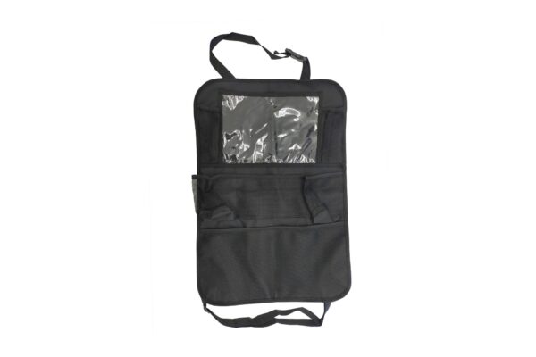 Simoni Racing ΘΗΚΕΣ ΠΛΑΤΗΣ ΚΑΘΙΣΜΑΤΟΣ ORGANIZER ΜΑΥΡΟ ΜΕ ΘΗΚΗ TABLET 10'' ΚΑΙ 7 ΘΗΚΕΣ 61x41cm - Image 2