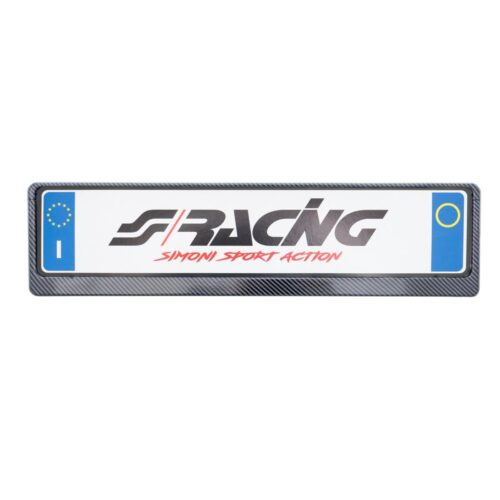 Simoni Racing ΠΛΑΙΣΙΟ ΠΙΝΑΚΙΔΑΣ CARBON LOOK 53 x 14 cm – 1 ΤΕΜ