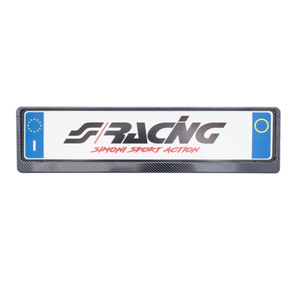 Simoni Racing ΠΛΑΙΣΙΟ ΠΙΝΑΚΙΔΑΣ CARBON LOOK 53 x 14 cm - 1 ΤΕΜ