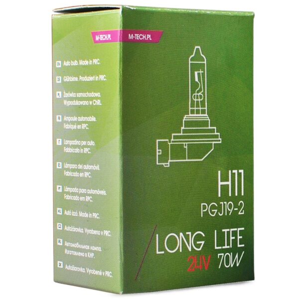 M-Tech H11 24V 70W PGJ19-2 POWERTEC LONG LIFE ΑΛΟΓΟΝΟΥ 1ΤΕΜ. ΚΟΥΤΙ M-TECH - Image 3