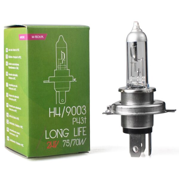M-Tech H4 24V 75/70W P43t POWERTEC LONG LIFE ΑΛΟΓΟΝΟΥ 1ΤΕΜ. ΚΟΥΤΙ M-TECH - Image 2