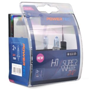 M-Tech H1 24V 70W 3.450K  P14.5 POWERTECK SUPERWHITE BLISTER 2ΤΕΜ. M-TECH