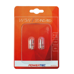 M-Tech T10 W5W 12V W2,1x9,5d (ΚΑΡΦΩΤΟ ΑΚΑΛΥΚΟ) POWERTEC STANDARD ΑΛΟΓΟΝΟΥ 2ΤΕΜ. M-TECH