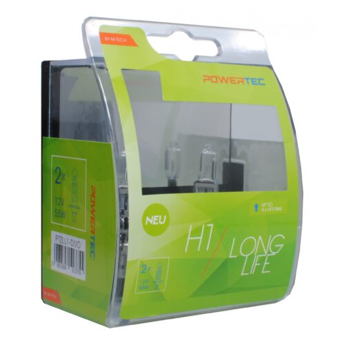 M-Tech H1 12V 55W P14,5s POWERTEC LONG LIFE ΑΛΟΓΟΝΟΥ 2ΤΕΜ.