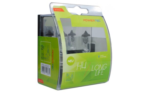 M-Tech H4 12V 60/55W P43t POWERTEC LONG LIFE ΑΛΟΓΟΝΟΥ 2ΤΕΜ.