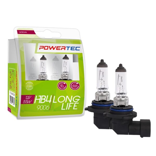 M-Tech HB4 12V 55W 3.150K P22d POWERTEC ΛΑΜΠΑ LONG LIFE ΑΛΟΓΟΝΟΥ M-TECH - 2 ΤΕΜ. - Image 2