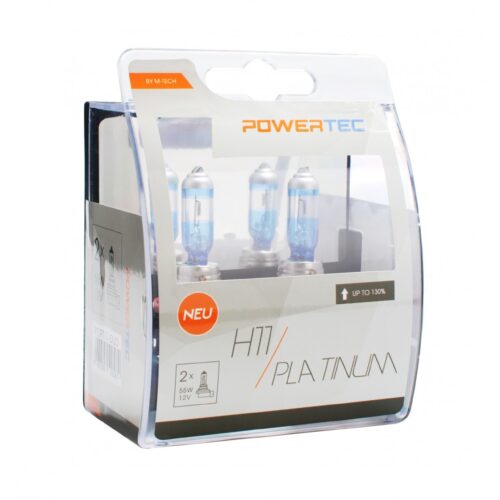 M-Tech H11 12V 55W 3.250K +130% PGJ19-2 POWERTECK PLATINUM 2ΤΕΜ. M-TECH