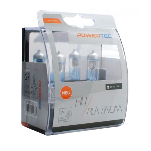 M-Tech H4 12V 60/55W 3.250K +130% P43t POWERTECK PLATINUM 2ΤΕΜ. M-TECH