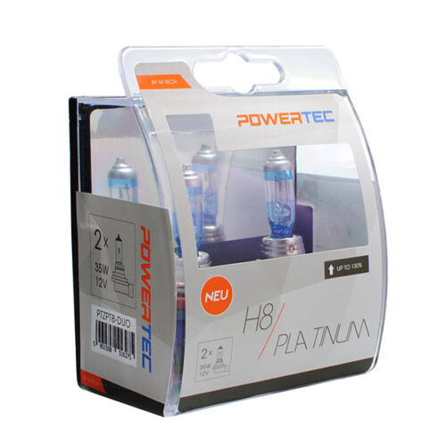 M-Tech H8 12V 35W 3.250K +130% PGJ19-1 POWERTECK PLATINUM 2ΤΕΜ. M-TECH