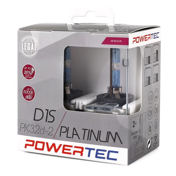 M-Tech D1S 12V 35W PK32d-2 5.000K POWERTEC PLATINUM 2ΤΕΜ. M-TECH - Image 2