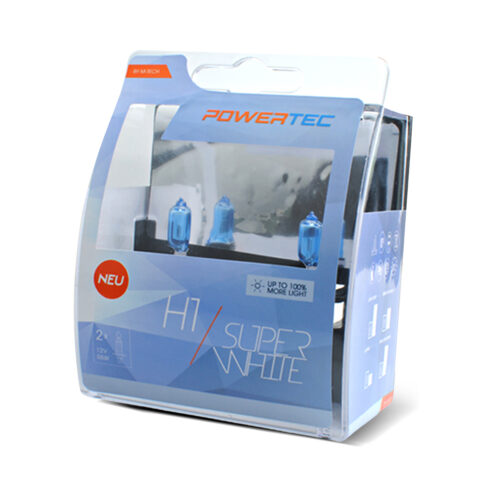 M-Tech H1 12V 55W 3.450K P14.5 POWERTECK SUPERWHITE 2ΤΕΜ.