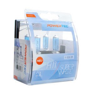 M-Tech H11 12V 55W 3.450K PGJ19-2 POWERTECK SUPERWHITE 2ΤΕΜ.