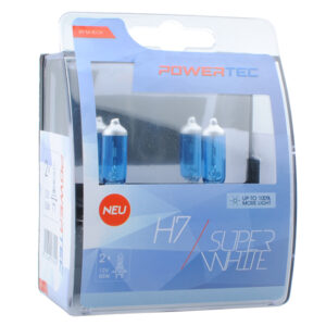 M-Tech H7 12V 55W 3.450K PX26d POWERTECK SUPERWHITE 2ΤΕΜ.