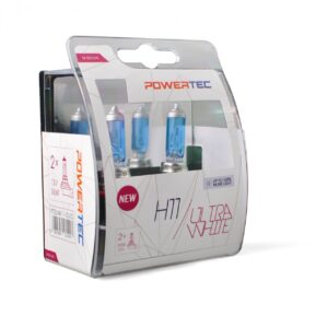 M-Tech H11 12V 55W PGJ19-2 POWERTEC ULTRA WHITE 2ΤΕΜ. M-TECH