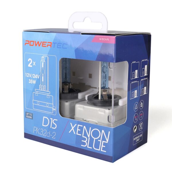 M-Tech D1S 12V 35W PK32d-2 6.500K POWERTEC XENON BLUE 2ΤΕΜ. M-TECH - Image 2