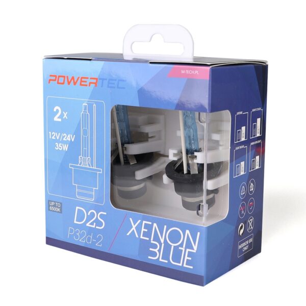 M-Tech D2S 12V 35W P32d-2 6.500K POWERTEC XENON BLUE 2ΤΕΜ. M-TECH - Image 2
