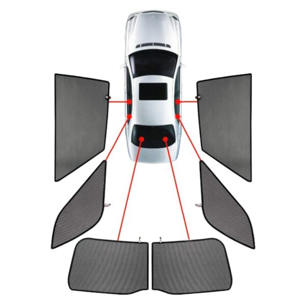 CarShades ΚΟΥΡΤΙΝΑΚΙΑ ΜΑΡΚΕ CAR SHADES ΓΙΑ SEAT IBIZA 5D 2008+ - 6 ΤΕΜ.