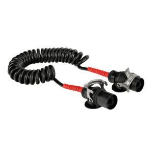 Lampa ΚΑΛΩΔΙΟ ΓΙΑ ΤΡΕΙΛΕΡ ΣΕ ΣΠΙΡΑΛ ΜΕ 7PIN 4,5m ISO7638-1 EBS/ABS ADR ΜΑΥΡΟ/ΚΟΚΚΙΝΟ REFLEXALLEN LAMPA - 1 TEM.